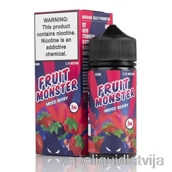 Jaukts Ogu - Augļu Briesmonis - 100ml 0mg Vape šķidrums